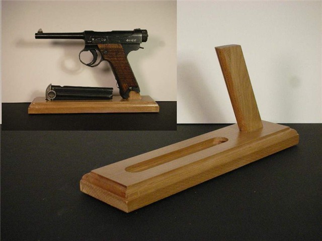 Nambu Type 14 Pistol Stand with Mag Slot-img-0