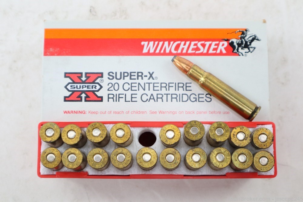 Rare 40 Rounds Winchester Super X 356 Win 250 Grain Ammunition -img-5