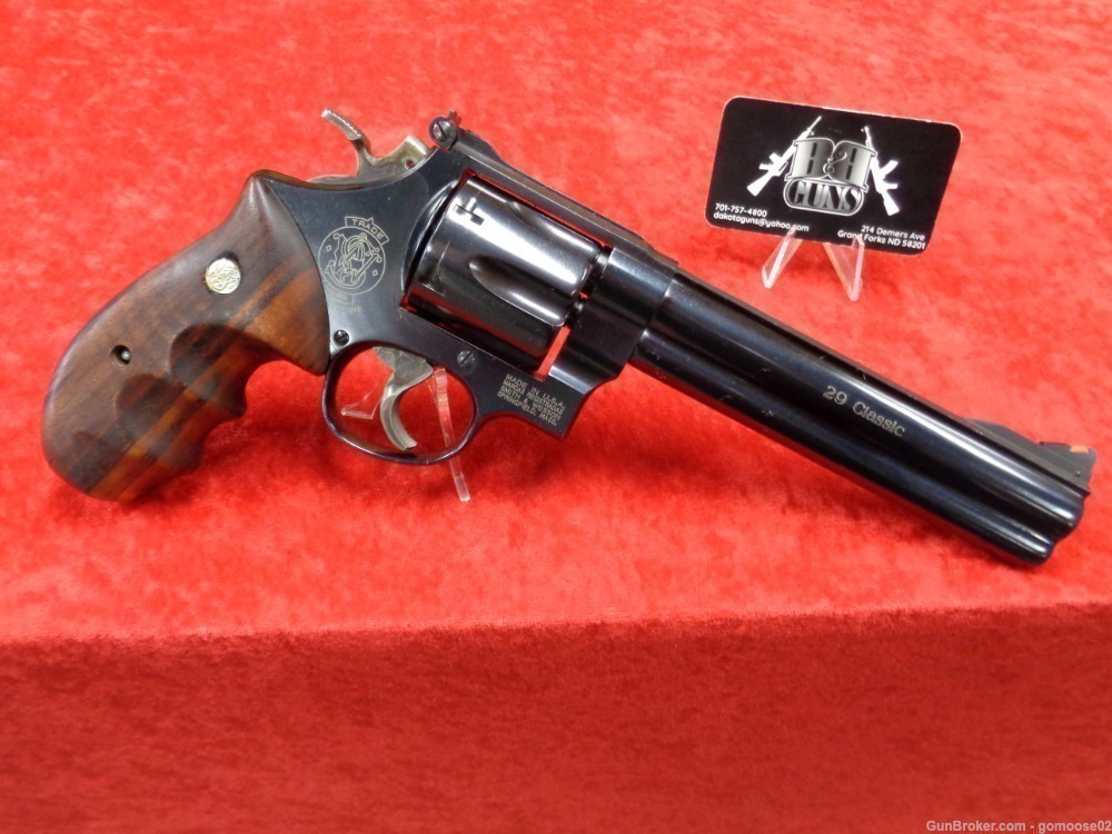 S&W Model 29 Classic 44 Magnum Dirty Harry Mag Target Wood Grips WE TRADE!-img-0