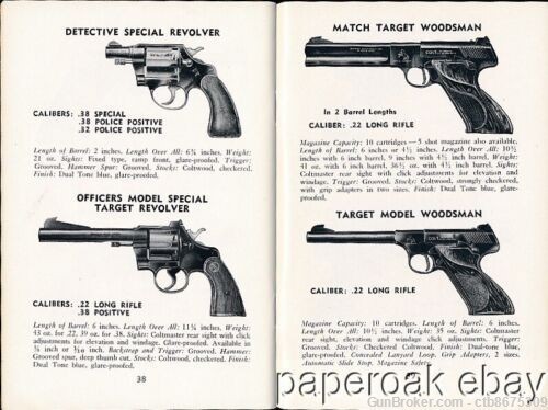 Colt Manufacturing Co. Manual On Handgun Use & Catalogue 1940 -img-2
