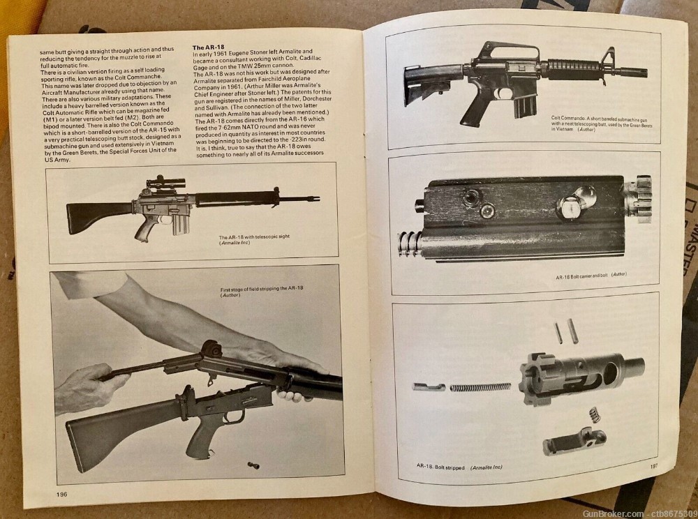 2 ARMALITE MANUALS AR-180 Operation & Maintenance + Small Arms 22 -img-1