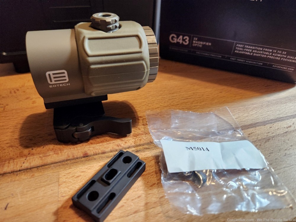 EOTech HHS Sight 68MOA Red Ring 2 MOA Dots X3 NV Magnifier & MNT Tan NEW-img-4