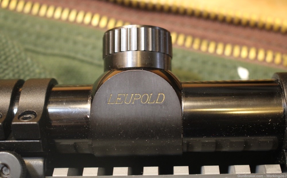 Volquartsen Deluxe SS 22LR w /McMillan thumbhole stock w Leupold M8 24X -img-10