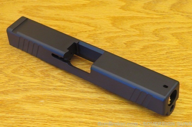 Slide For Glock 21 45 ACP Pistol, Black With Front & Rear Grips. NEW-img-0