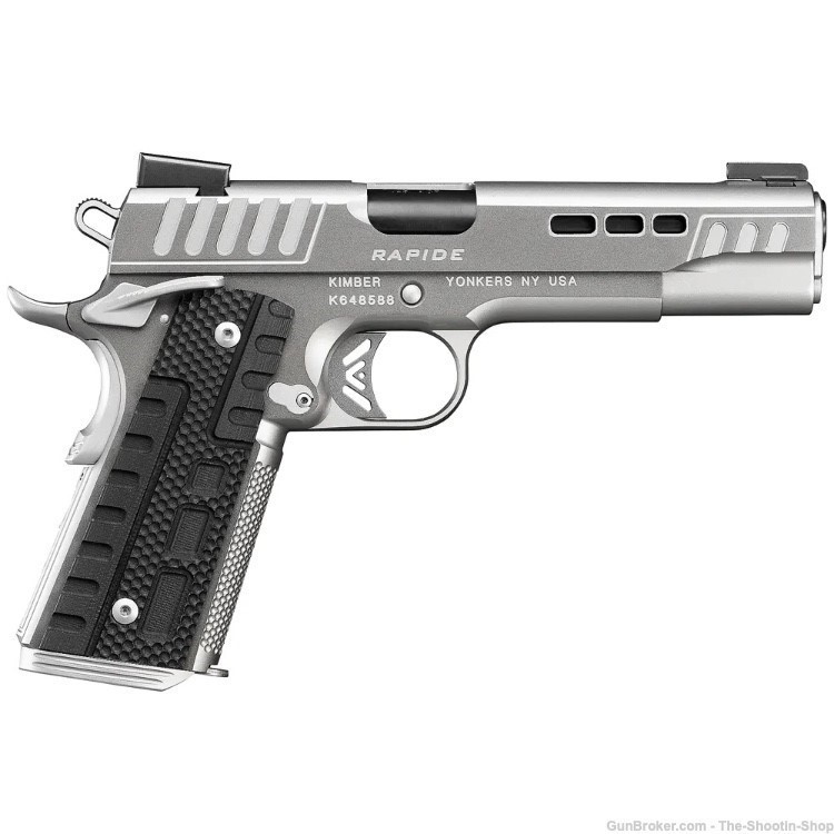 Kimber RAPIDE FROST 1911 Pistol 9MM Stainless TFX Night Sights 5" DLC DN NS-img-0