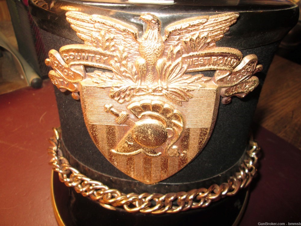 U.S. ARMY Military Academy WEST POINT Cadets's Dress Shako, Class 0f 1974-img-2