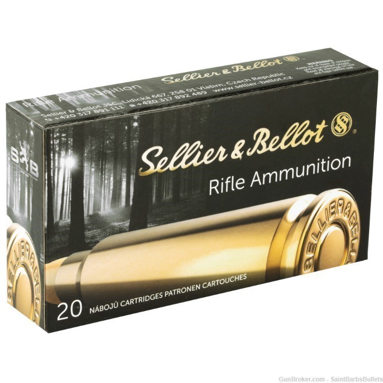 Sellier & Bellot 6.5mm Creedmoor 131 Grain Soft Point - 20 Rounds-img-1