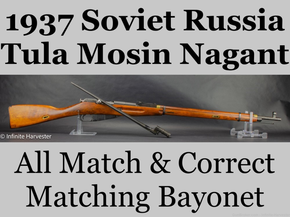 Mosin Nagant M91/30 Rifle Mosin M91 Nagant Mosin-Nagant Matching Bayonet 91-img-0