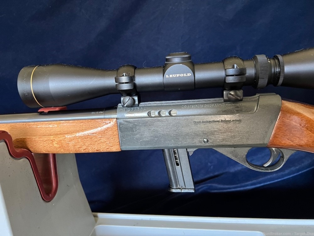 ANSCHUTZ MODEL 525 SEMI AUTO .22LR  Leupold scope, like Browning, Remington-img-4