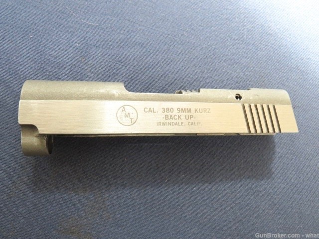 AMT .380 Pistol Backup Model Slide & Bolt Assembly-img-0