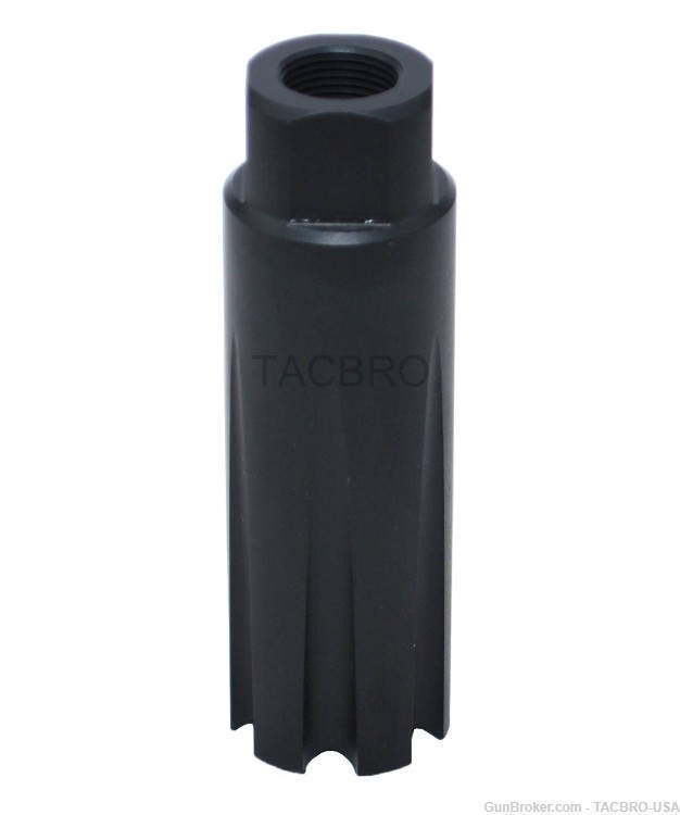 TACBRO AR9MM Muzzle Brake 1/2"x28 Thread Pitch Linear Comp For 9MM Ruger PC-img-3