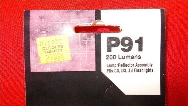 Surfire Lamp Reflector 200Lumens P91 C3/D3/Z3-img-6