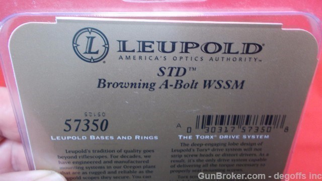 Leupold BASE Brng STD A-Bolt WSSM Silver #57350-img-4
