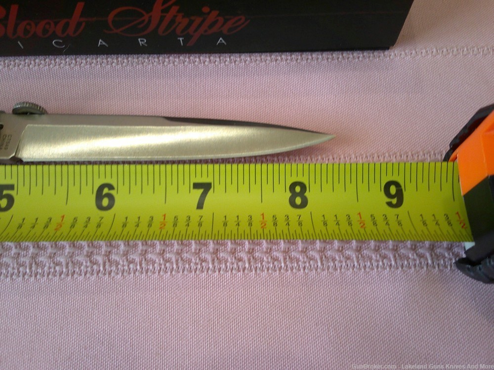 NIB Stunning Colt SWIFT KICK Linerlock Micarta Handle Blood Stripe Knife!-img-21
