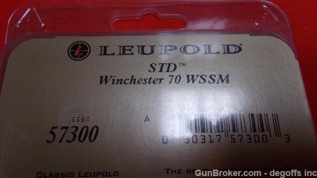 Leupold BASE WIN 70 WSSM STD #57300 NOS-img-3