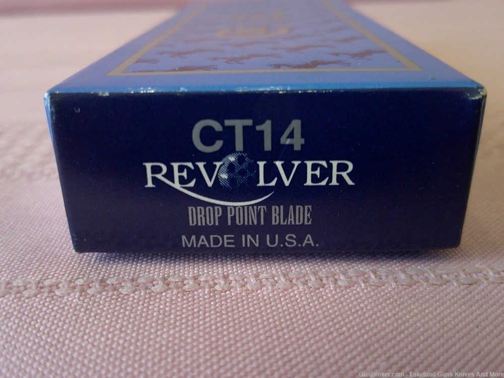 NIB Fascinating & Rare USA Made Kit Rae Design Colt Revolver Lockback Knife-img-22