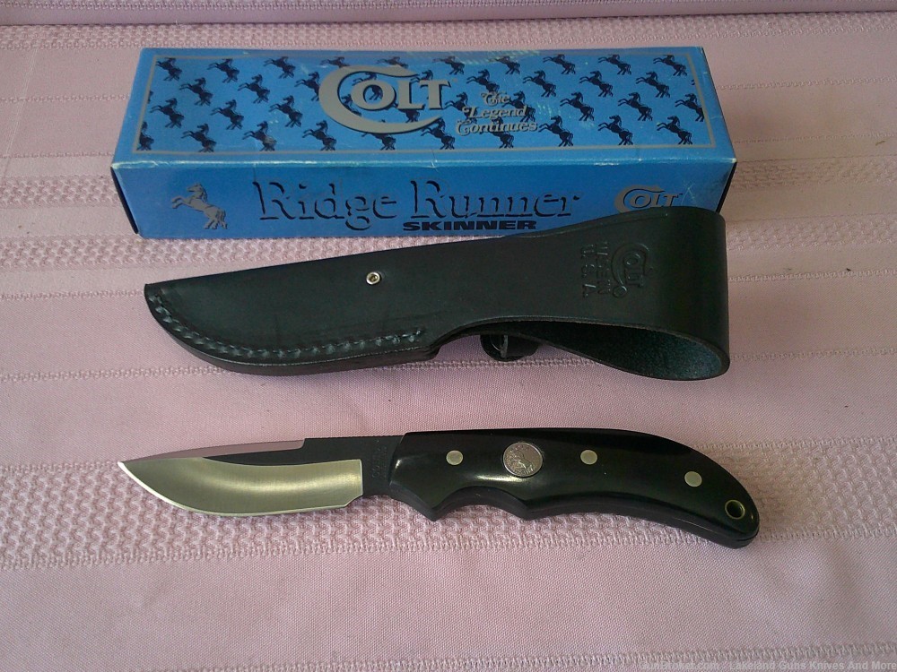 NIB Distinctive Design Colt Ridge Runner Skinner fixed-blade hunting knife!-img-6