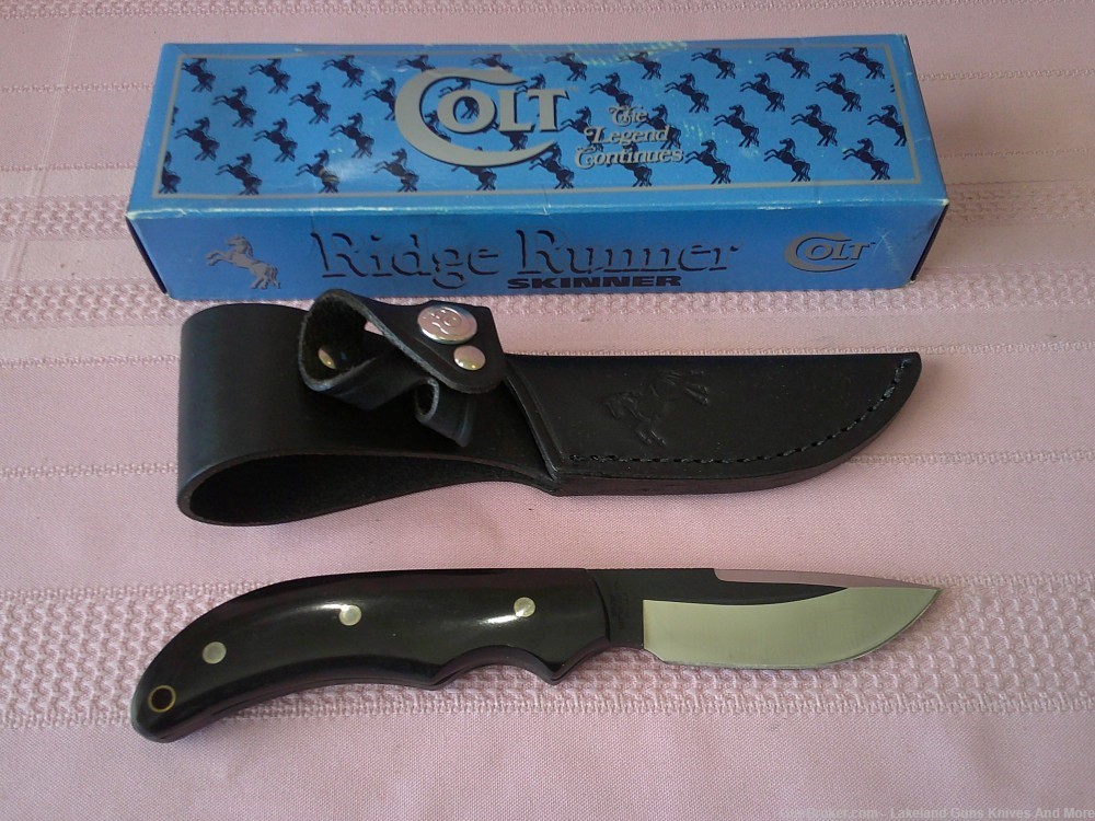 NIB Distinctive Design Colt Ridge Runner Skinner fixed-blade hunting knife!-img-5
