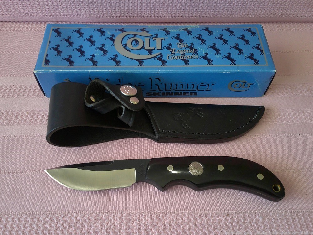 NIB Distinctive Design Colt Ridge Runner Skinner fixed-blade hunting knife!-img-8