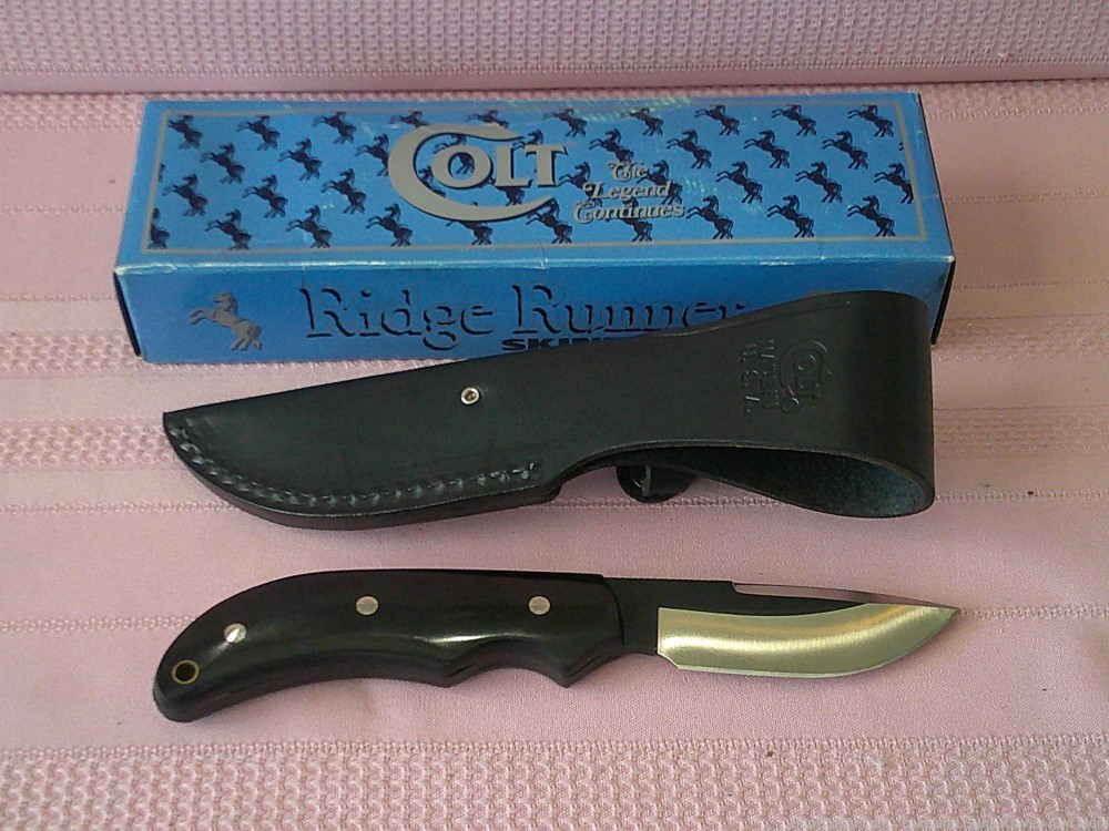 NIB Distinctive Design Colt Ridge Runner Skinner fixed-blade hunting knife!-img-7