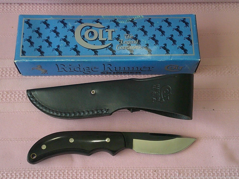 NIB Distinctive Design Colt Ridge Runner Skinner fixed-blade hunting knife!-img-9