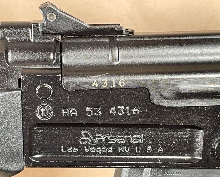 Arsenal SAM7K 7.62x39 Pistol  Used-img-4
