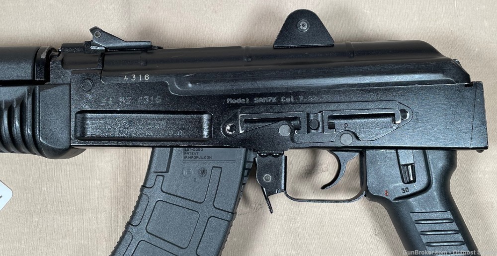 Arsenal SAM7K 7.62x39 Pistol  Used-img-3