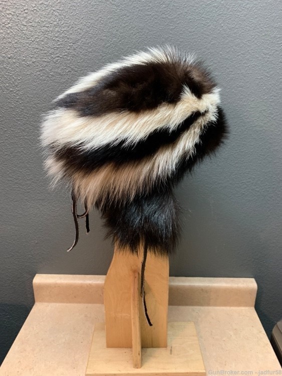 Skunk Trapper Style Fur Hat (NEW)-img-3