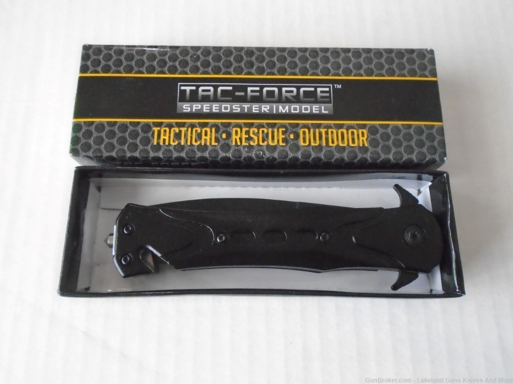 Tac-Force Speedster Model Folding Tactical Rescue Outdoor Knife!-img-7