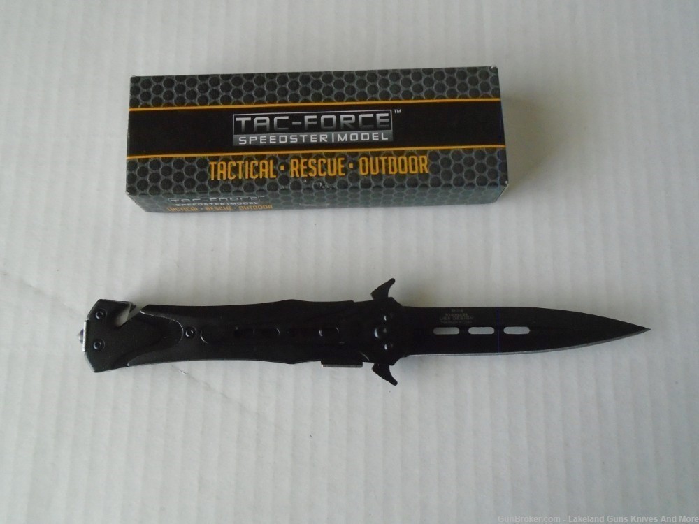 Tac-Force Speedster Model Folding Tactical Rescue Outdoor Knife!-img-4
