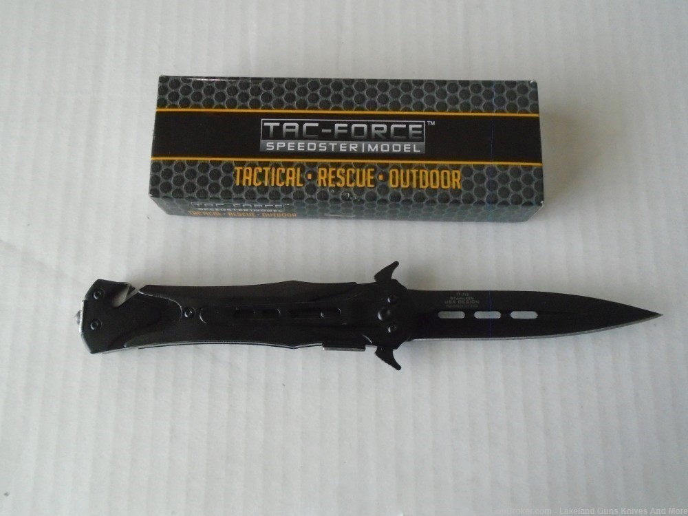 Tac-Force Speedster Model Folding Tactical Rescue Outdoor Knife!-img-2
