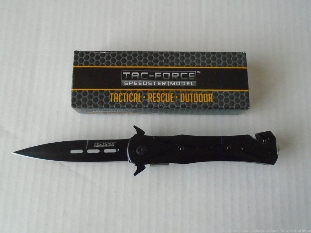 Tac-Force Speedster Model Folding Tactical Rescue Outdoor Knife!-img-1