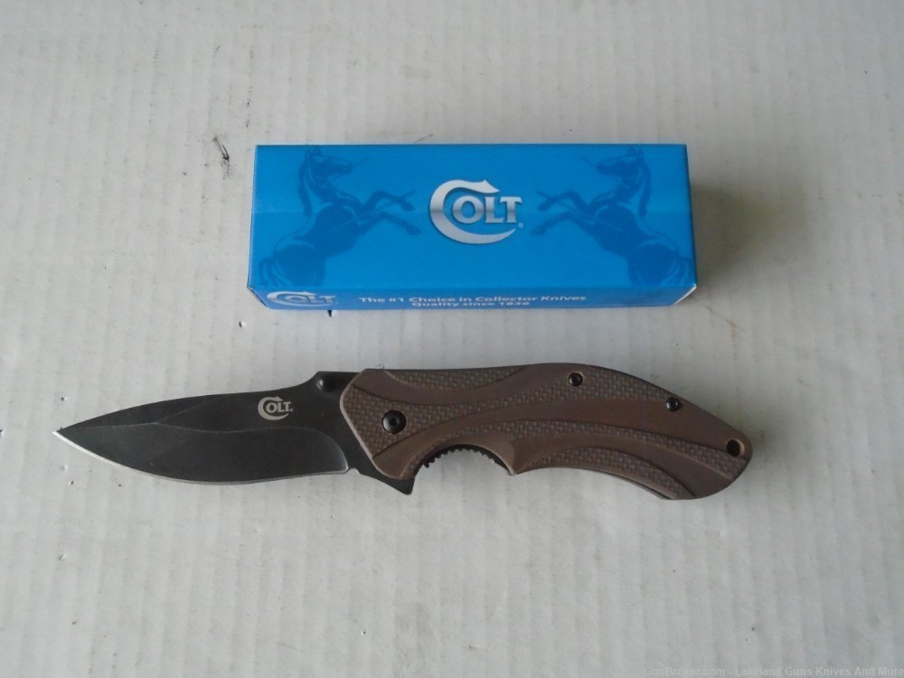 Rare! Uncatalogued? Colt CT1881 Assisted Opening Knife With Box!-img-1