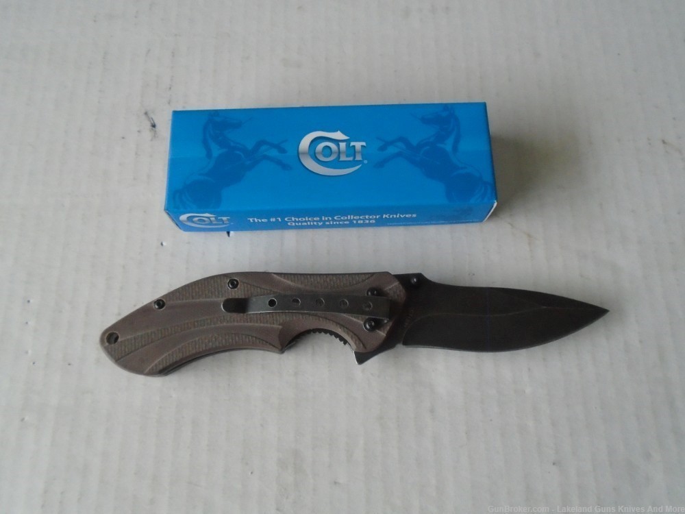 Rare! Uncatalogued? Colt CT1881 Assisted Opening Knife With Box!-img-2