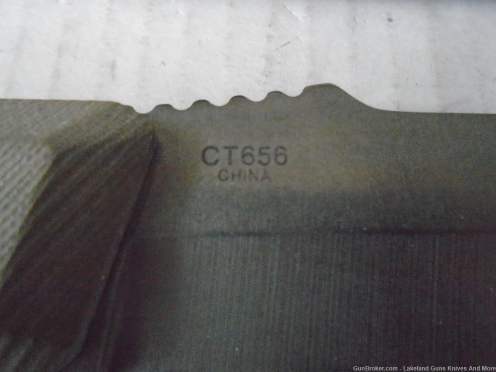 NIB COLT CT656 TAN G-10 STONEWASH FINISH FULL TANG FIXED BLADE KNIFE-img-15