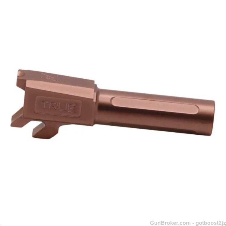 True Precision 9mm copper TiCN 3.1” barrel for S&W M&P Shield (all models)-img-2