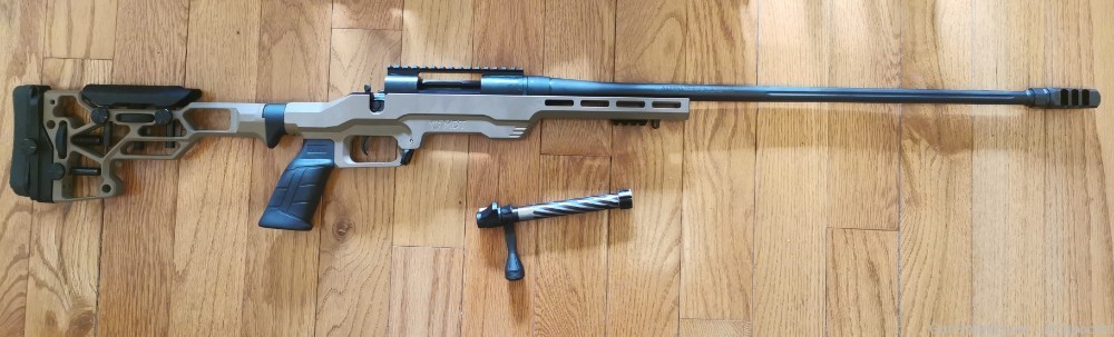 Mossberg Patriot 6.5 Creedmoor Bolt Action Rifle 22" FDE MDT LSS Chassis-img-4