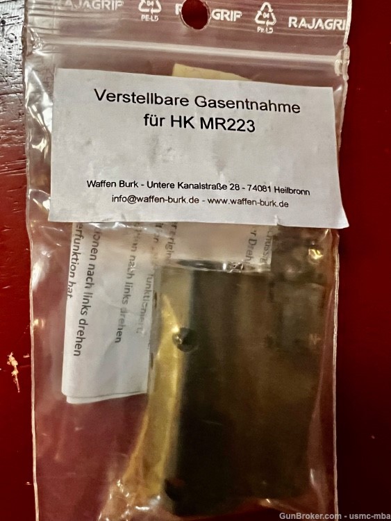 Waffen Burke MR556 / MR223 Adjustable Gas Block -img-2