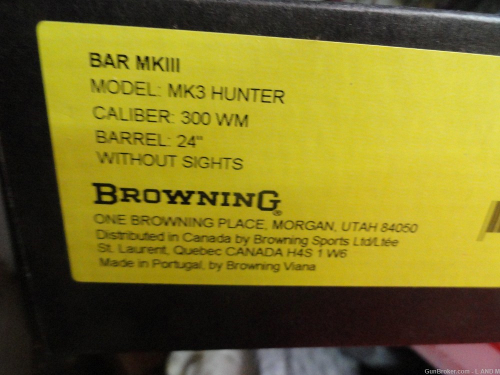 Browning BAR MK III Hunter 300 Win Mag NIB-img-8