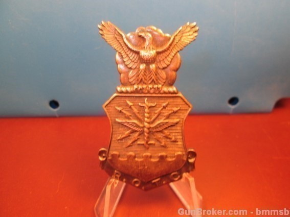 Vintage Airforce ROTC Visor Hat Eagle/Badge-img-0