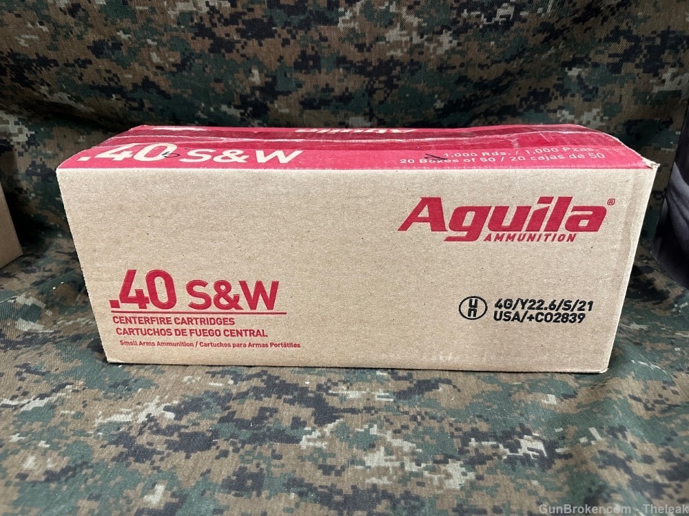 AGUILA 40 S&W 1000 ROUNDS-img-0