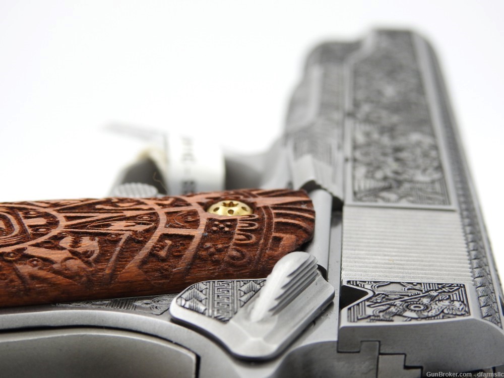 Custom Engraved Aztec Empire Colt MK IV Series 70 Gov't Model 1911 45 ACP-img-24