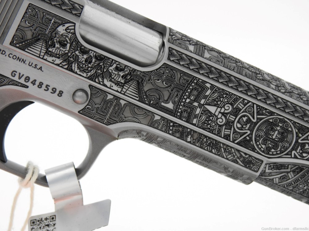 Custom Engraved Aztec Empire Colt MK IV Series 70 Gov't Model 1911 45 ACP-img-12