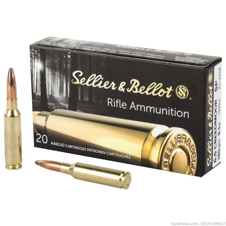 Sellier & Bellot Rifle 6.5 Creedmoor 140gr Soft Point - 20rd-img-0