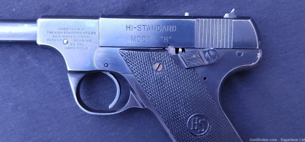 High Standard Model B,  Classic 20th Century American All Steel pistol! -img-5