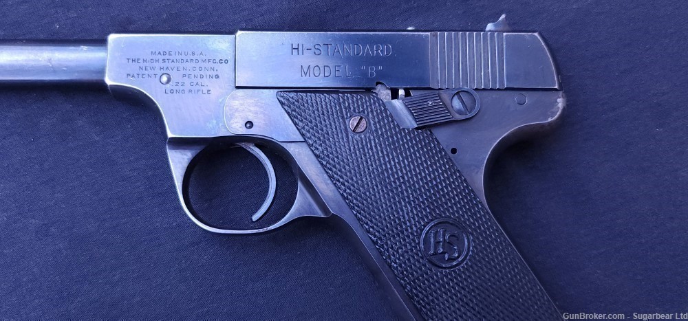High Standard Model B,  Classic 20th Century American All Steel pistol! -img-4