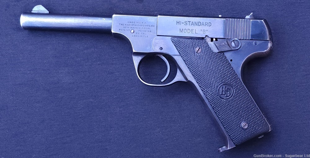 High Standard Model B,  Classic 20th Century American All Steel pistol! -img-3