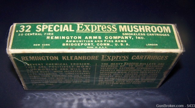 Remington 32 Winchester Special HP Green Train Box-img-3