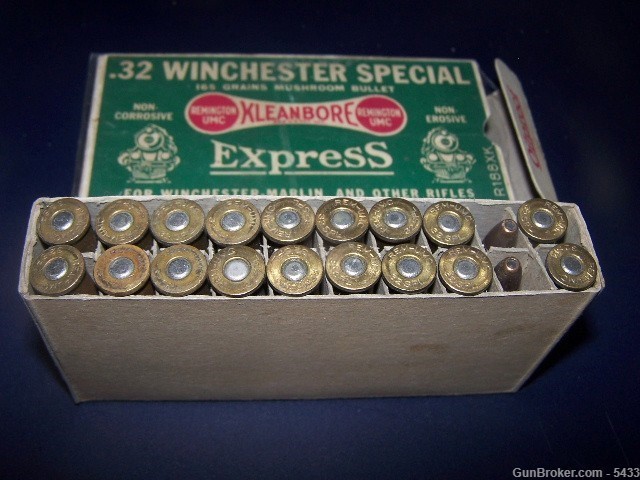 Remington 32 Winchester Special HP Green Train Box-img-0