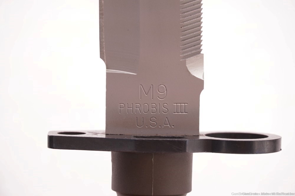US BUCK M9 BAYONET WITH SCABBARD BUCK 188CB CAT#1456 BAYONET w/BOX & PAPERS-img-15